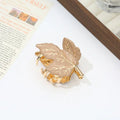AUTUMN MAPLE LEAF METAL HAIR  CLAWS