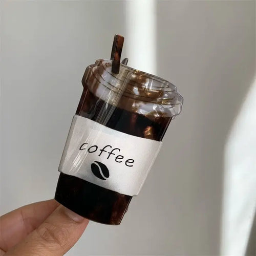 Coffee Cup Hair Claw - Novelty Iced Coffee Hair Accessories