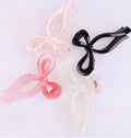 4 Pcs Bow Hair Clips Elegant Hair Claw Butterfly Hair Accessories for Girls Nonslip Butterfly Clips Hair Grips Styling Accessories for Women