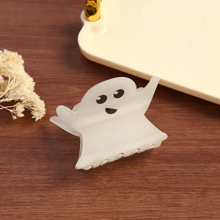 Cute Halloween Themed Acetate Claw Clip, Luminous Hair Clip